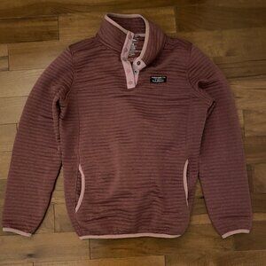 L.L. Bean Air Light Knit Pullover Size Small Mauve